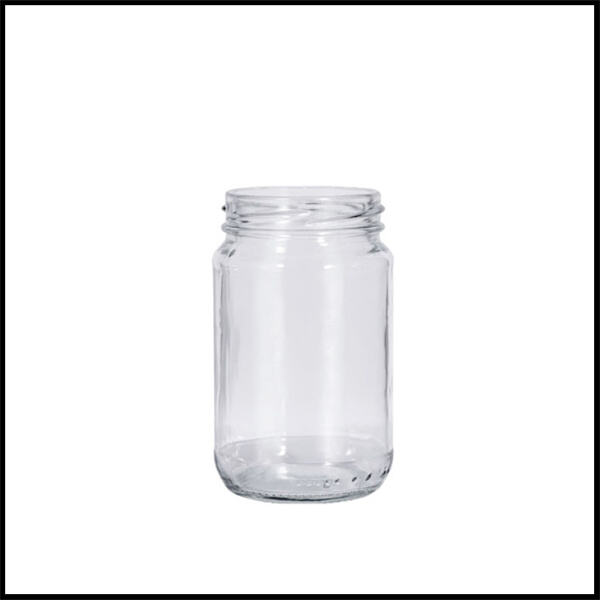 Say goodbye to cluttered shelves with glass pantry jars