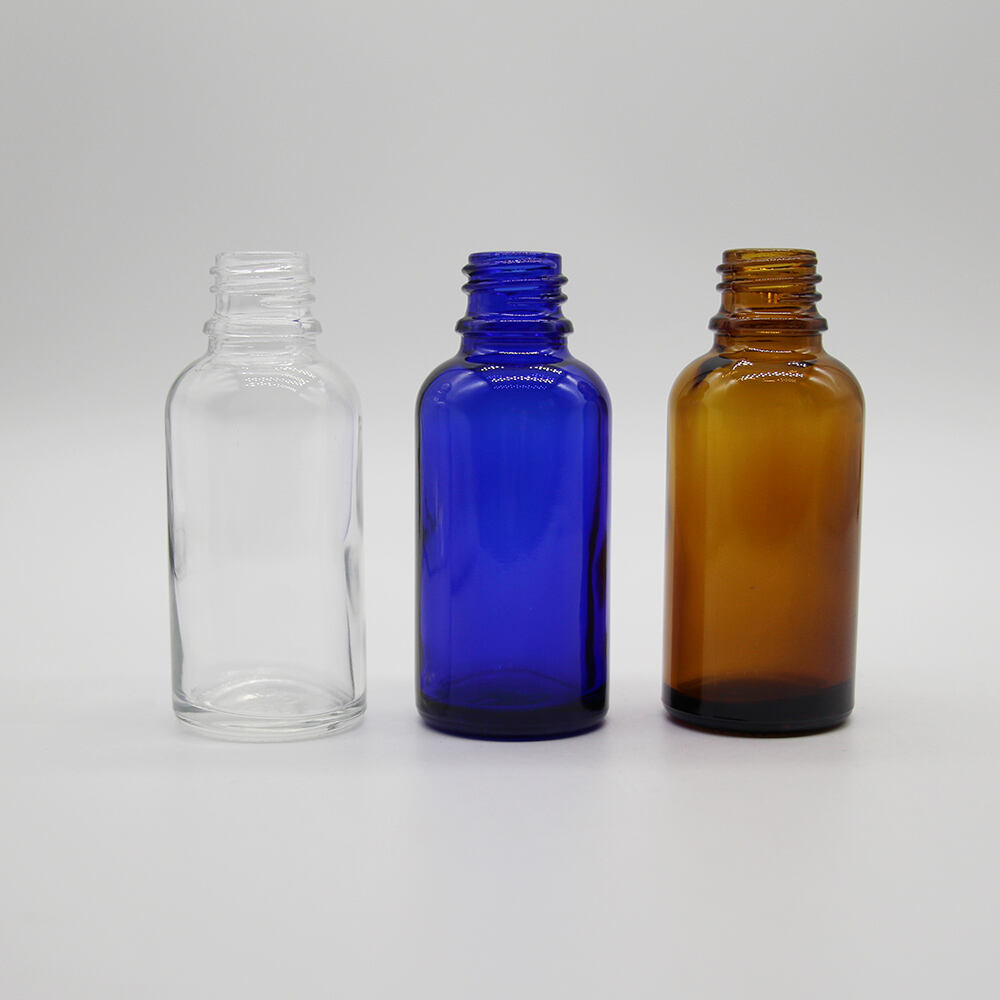 Euro Bottle Essential Oil Use Round Glass Dropper Bottle-18/415mm screw neck