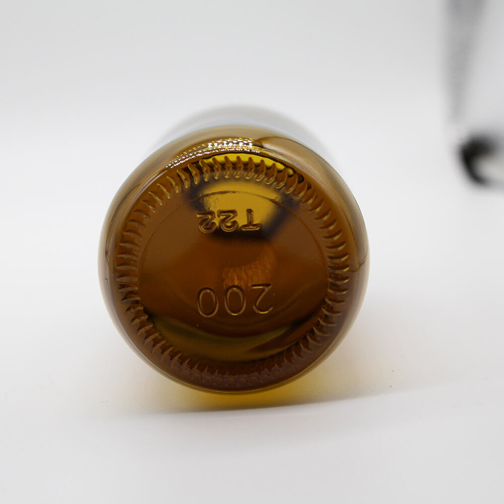 Pharmaceutical amber glass bottles for syrup DIN PP 28mm