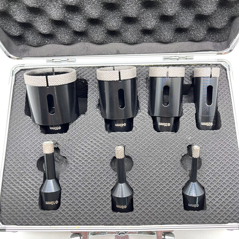 GuHua Different Size Best Universal Fit Tile Glass Hole Cutter Diamond Hole Saw Drill Bits for Porcelain Ceramic Granite details