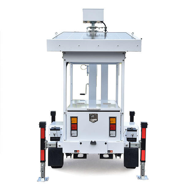 The ultimate peace of mind with a solar security trailer on-site