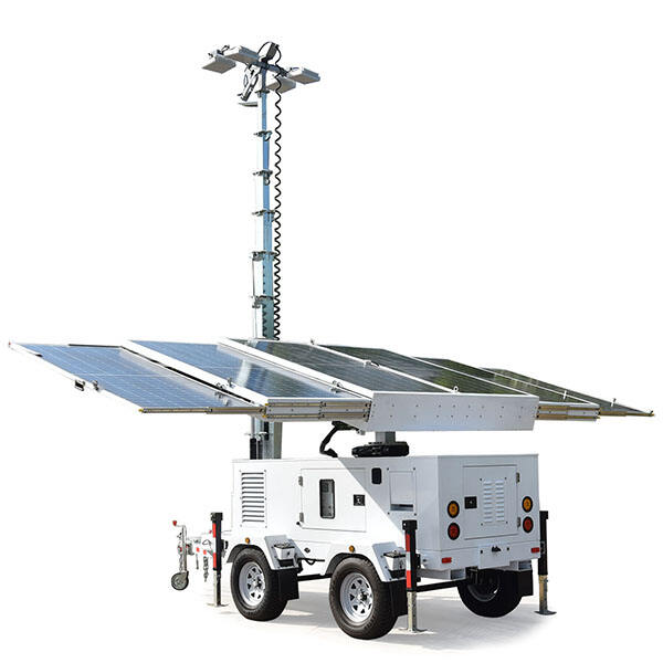 popular features of using Portable Solar Light Tower