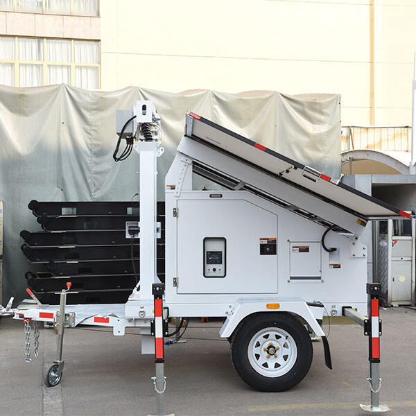 Good quality and Application of Portable Surveillance Camera Trailer