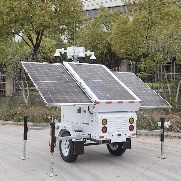 Safety With Solar CCTV Tower: