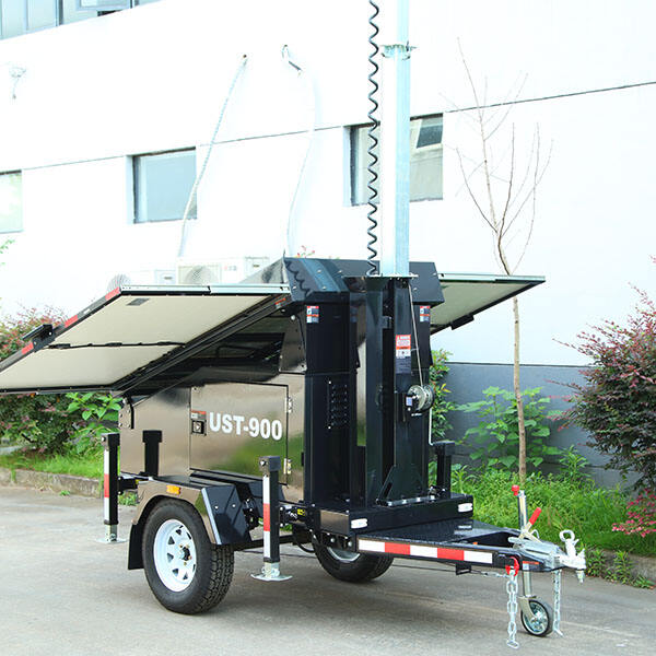 Inovação em Torre de Luz Solar Tipo Trailer: