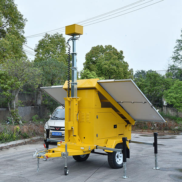 Innovation of The Solar Security Surveillance Trailer