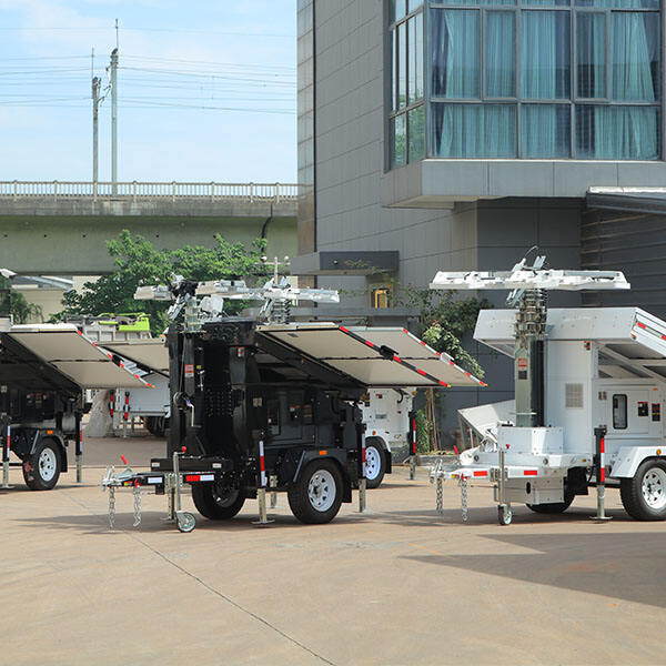 Use of Solar Light Trailer LED