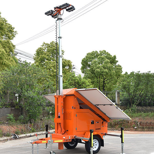 Seguridad sa Portable Telescopic Lighting Mast