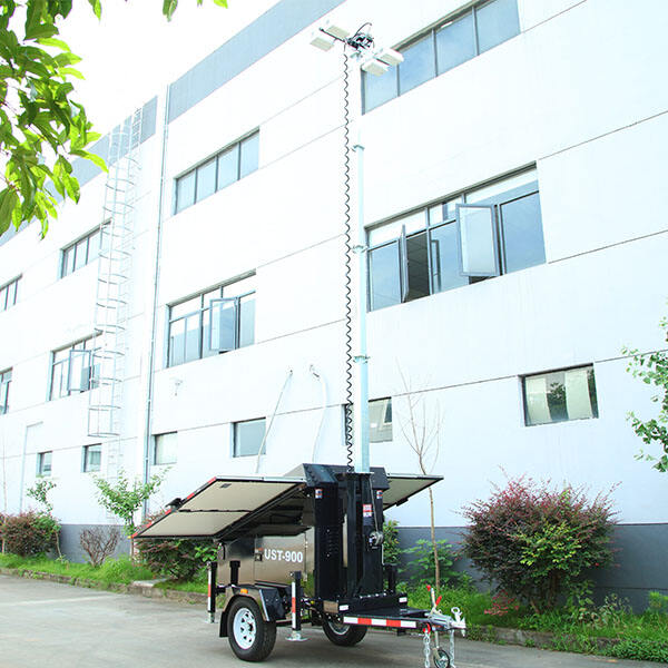 คุณลักษณะด้านความปลอดภัยของรถพ่วงประเภท Solar Light Tower: