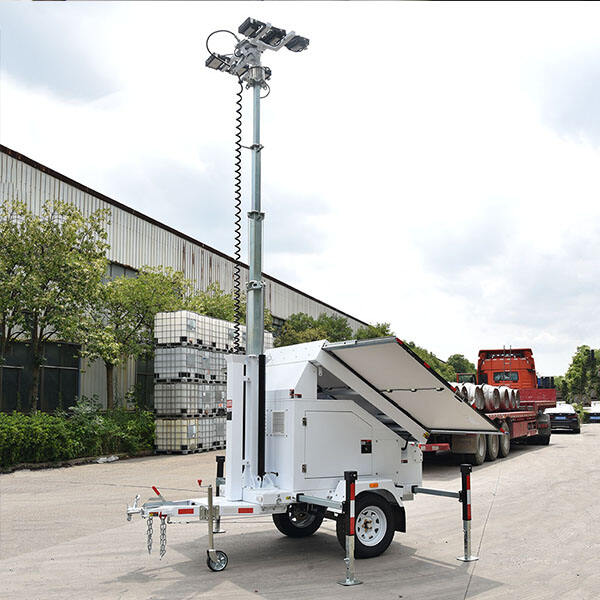 Security of Solar Mobile Tower Lights