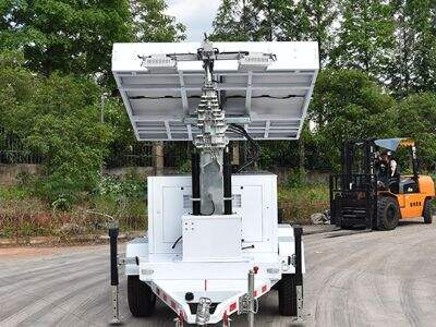 Efficient and Sustainable Solar Surveillance Trailers