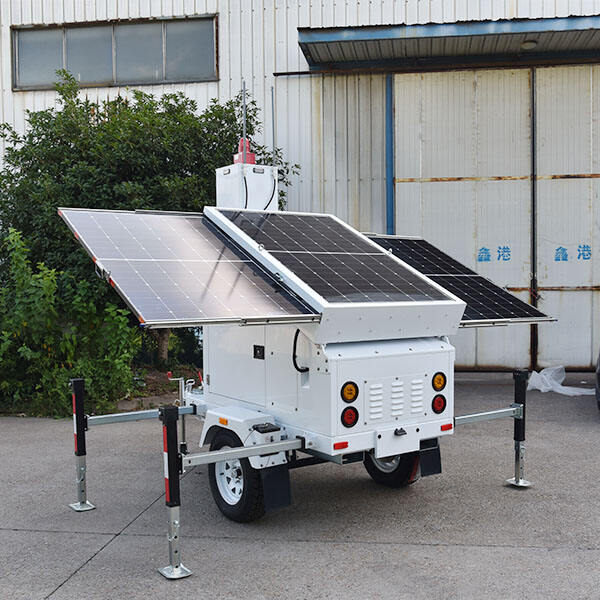 Keep a watchful eye on your home or business with our mobile surveillance trailer
