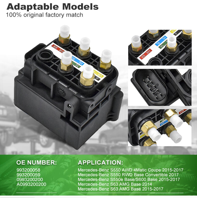 Durable Air Suspension Solenoid Valve OEM Replacement Reliable Height Adjustment 993200058 factory