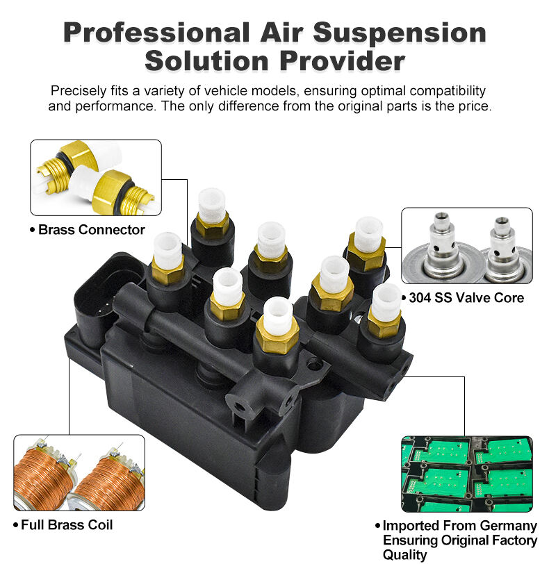 OEM Air Suspension Solenoid Valve Block OE 4M0616013A Factory Direct Supply Genuine Durable supplier