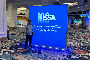 Magwell was in the United States to attend a cleaning equipment show in Las Vegas