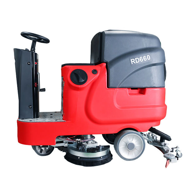 Using Industrial Floor Scrubber Ride on