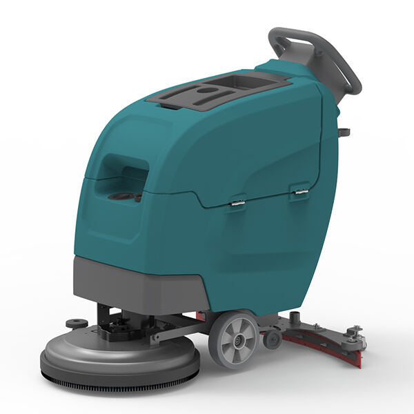 Use of Walk Behind Floor Scrubber