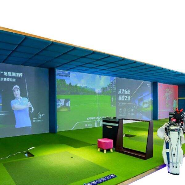 Wie genau nutzt man den Indoor-Golf-Simulator?