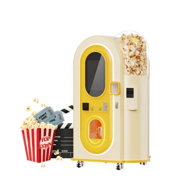 How to use a Vending popcorn machine?