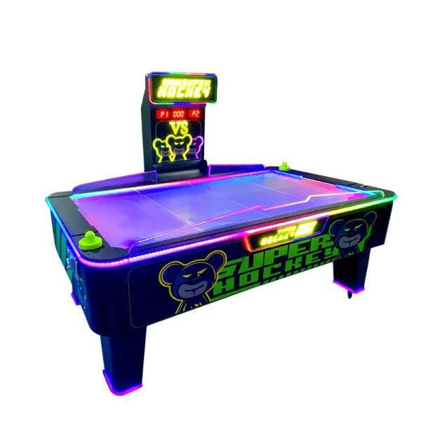 Wie verwende ich den Coin Op Airhockey-Tisch?