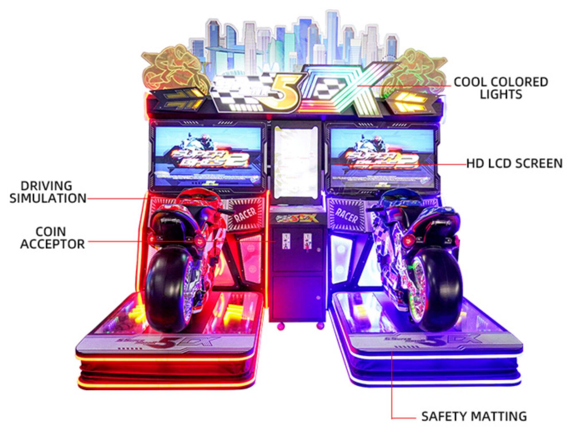 5DX Motorcycle Arcade Game