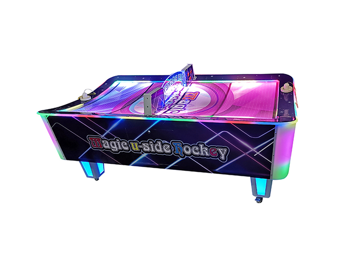 Curved Air Hockey Table For Sale