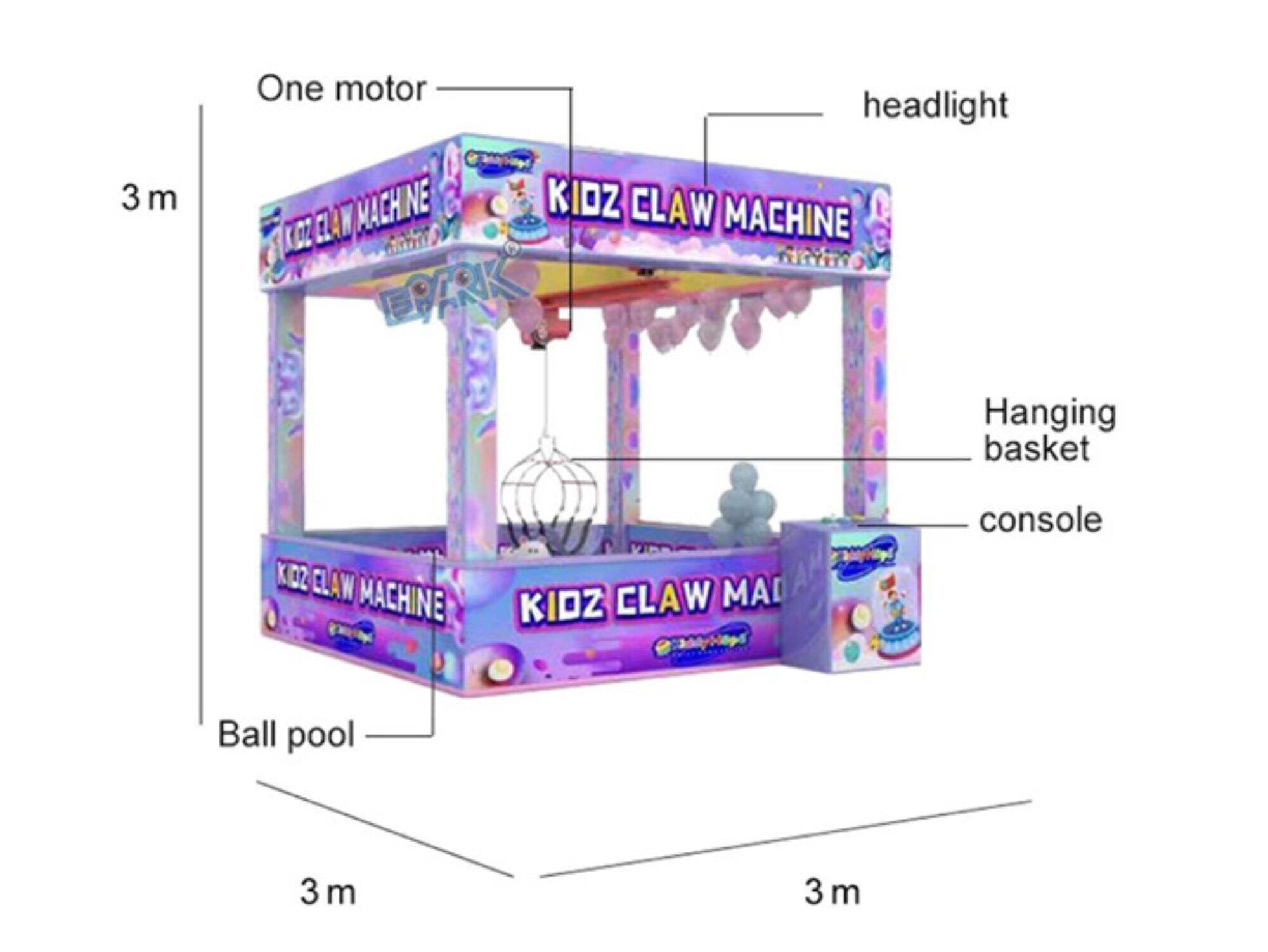 Custom Human Claw Machine