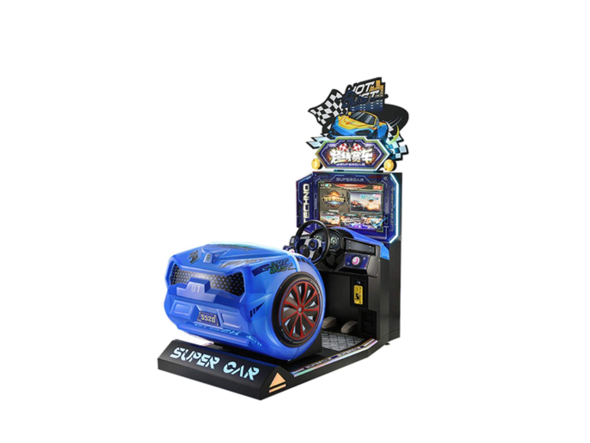 Super Car Racing Arcade Machine