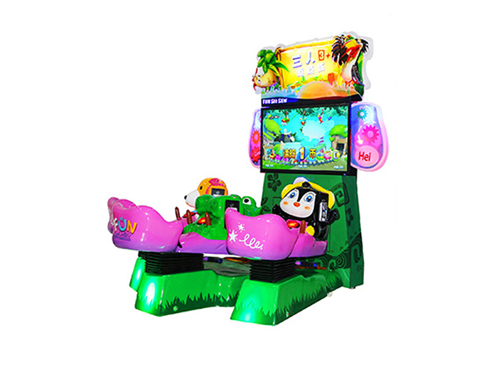Three Players Kiddie Ride With Video Game