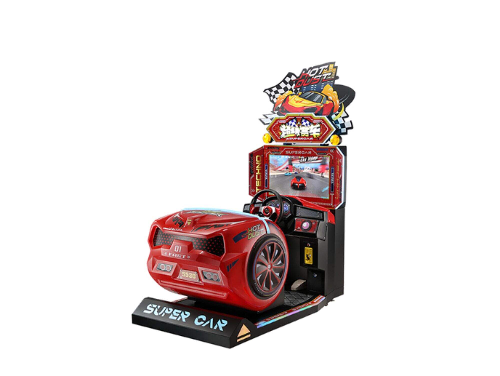 Super Car Racing Arcade Machine