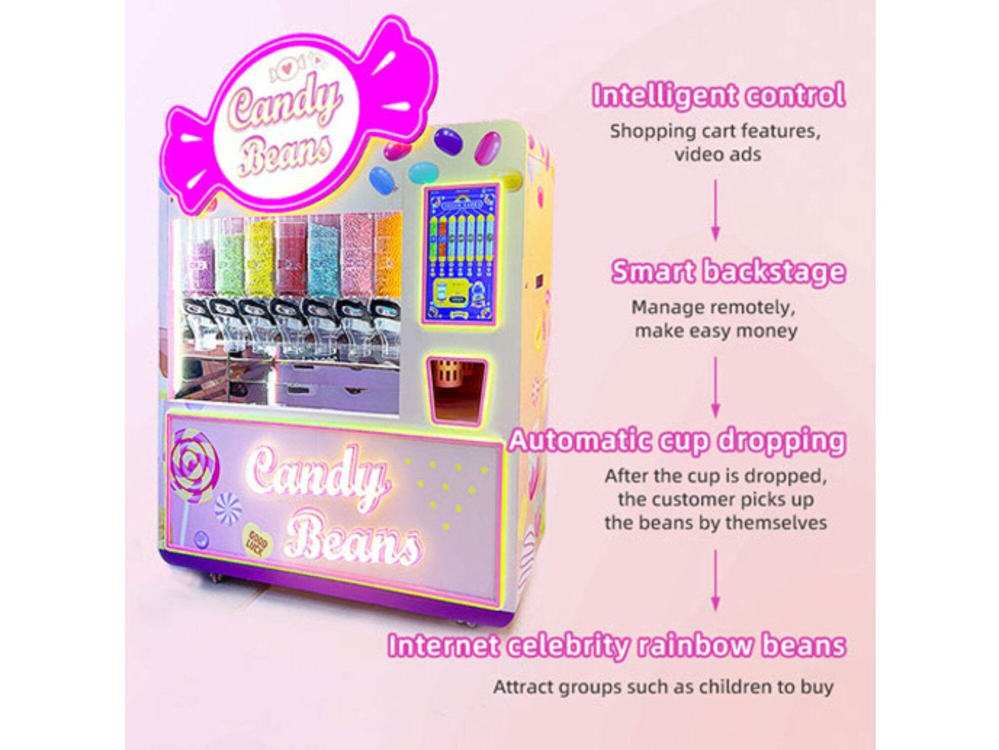Candy Beans Dispenser Vending Machine