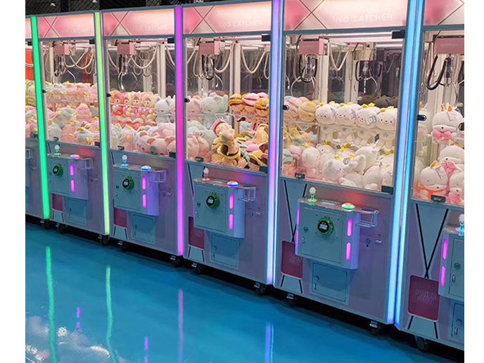 Pink Arcade Crane Machine