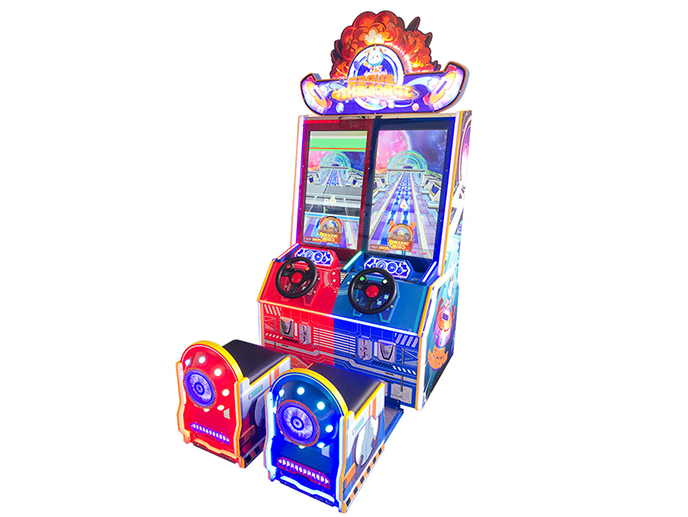Kids Spaceship Driving Arcade Machine