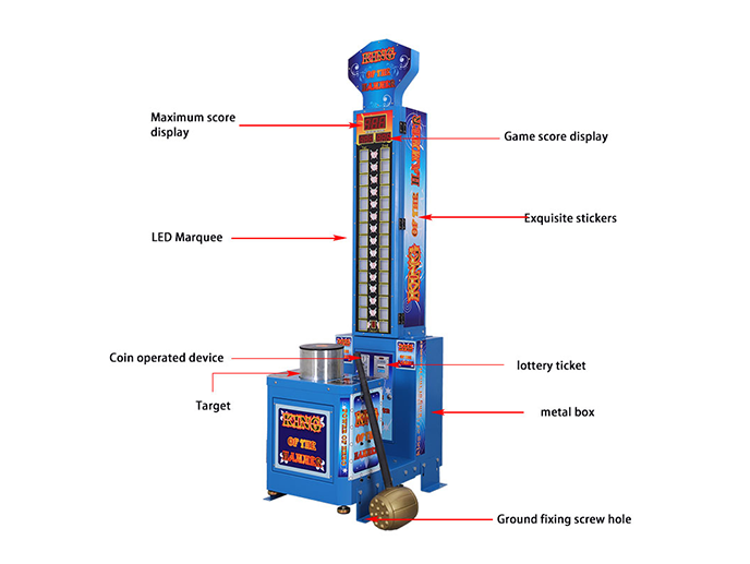Hercules Hammer Arcade Machine