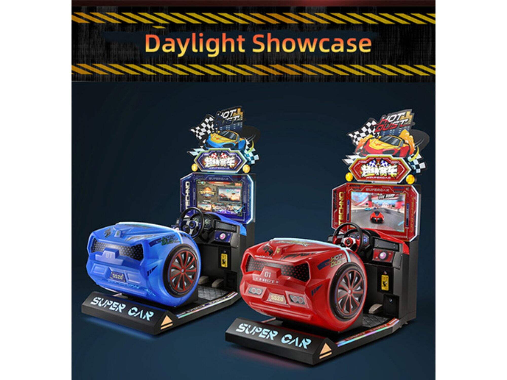 Super Car Racing Arcade Machine