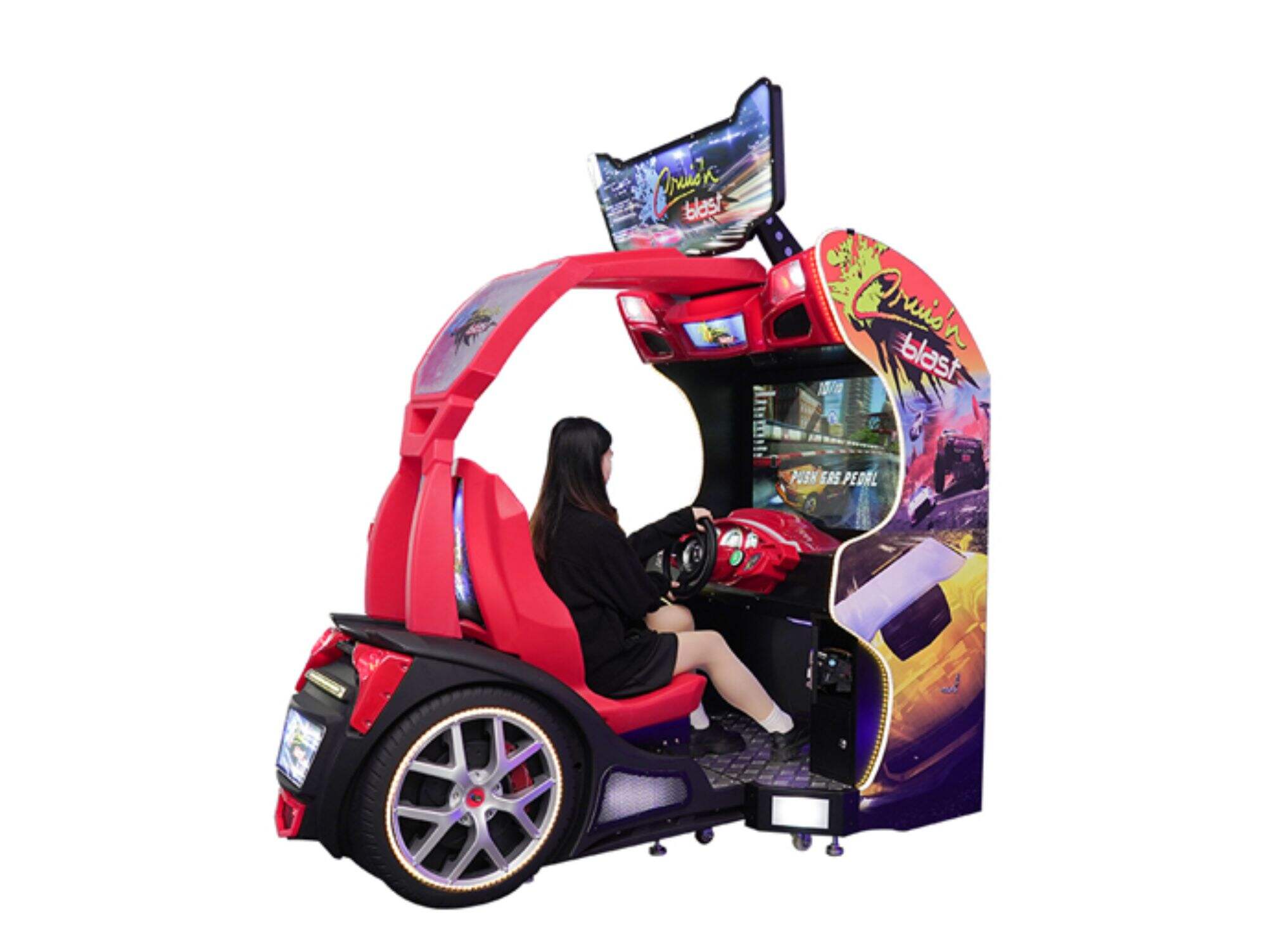 Dynamic Flying Car Driving Arcade Game