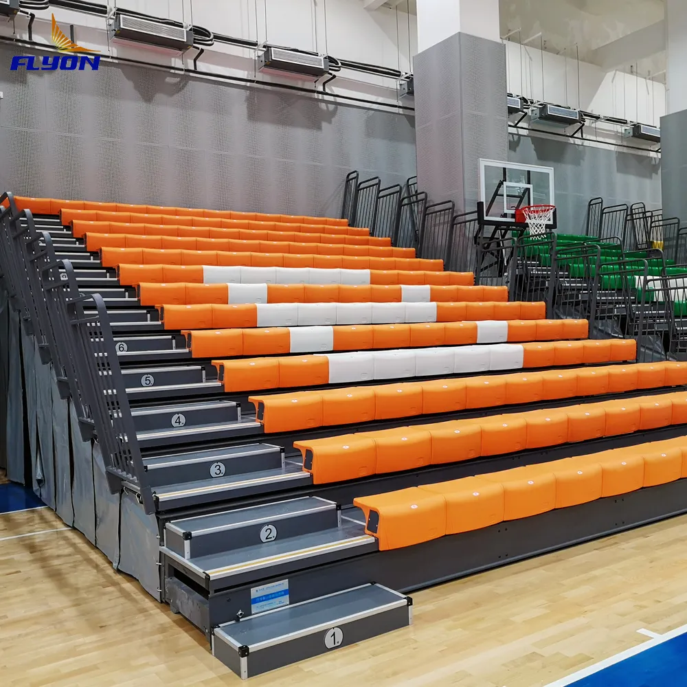 Gym Bleachers Retractable