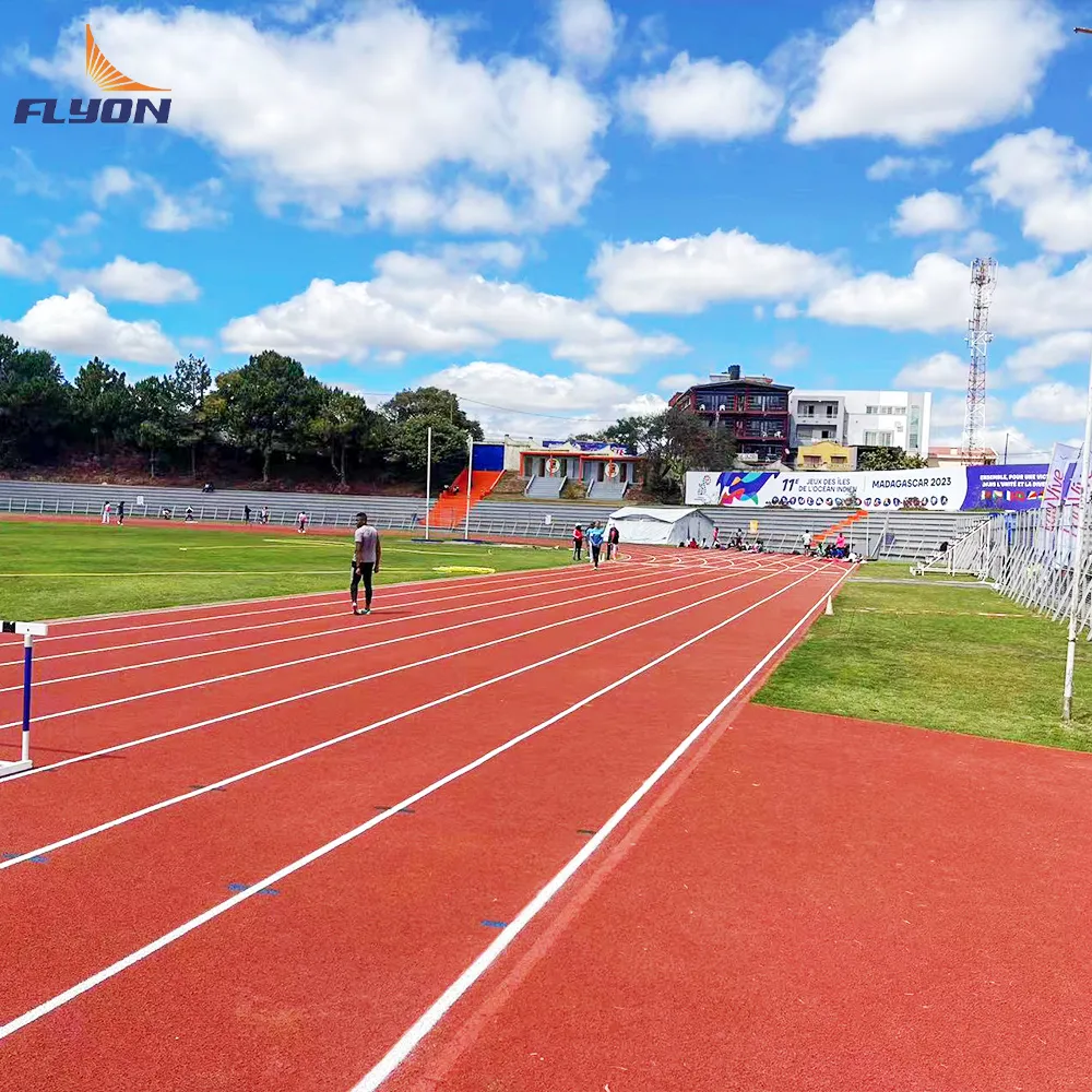 Synthetic Tartan Running Track