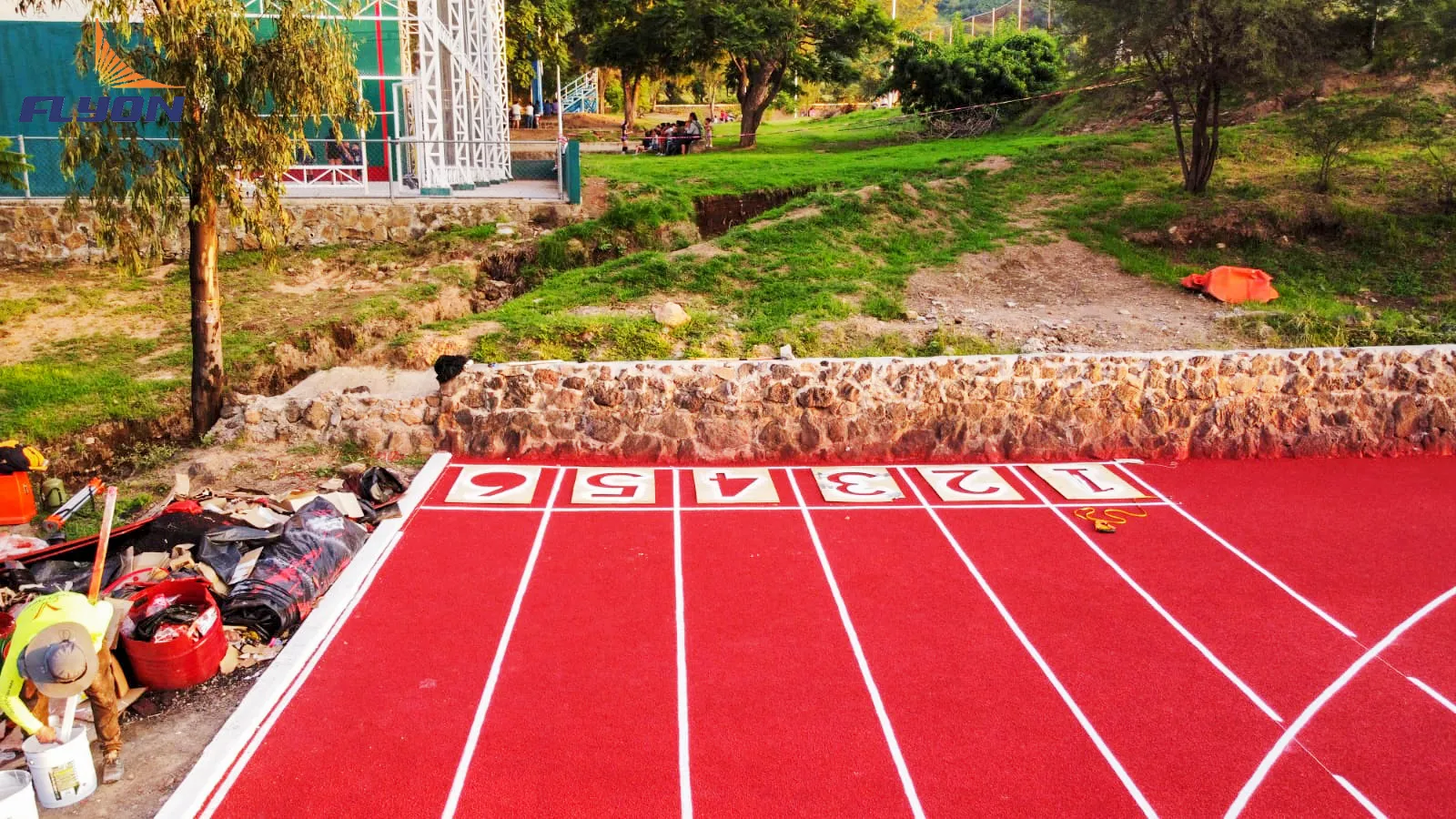 Running Rubber Track