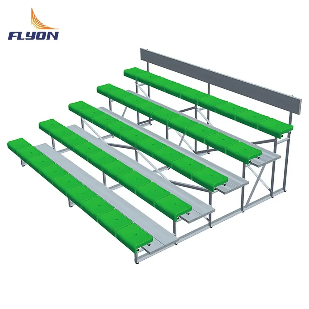 5 Row Aluminum Bleachers Supplier
