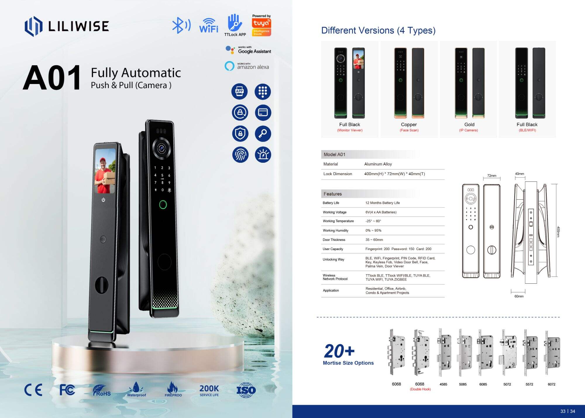 A01 Automatic Door Locks-Brochure