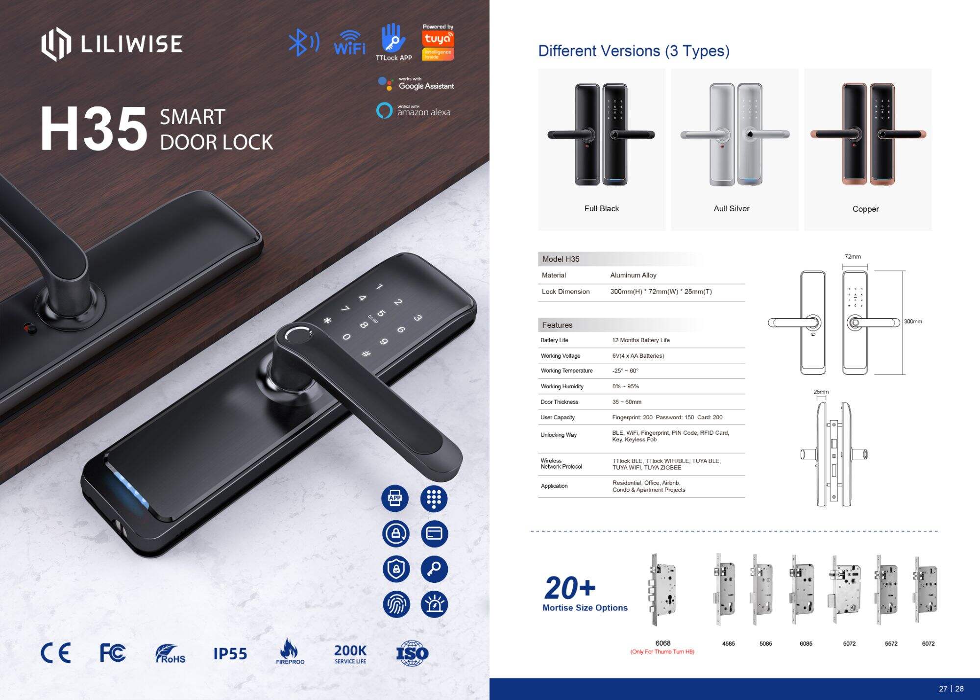 H35 Smart Door Lock Brochure