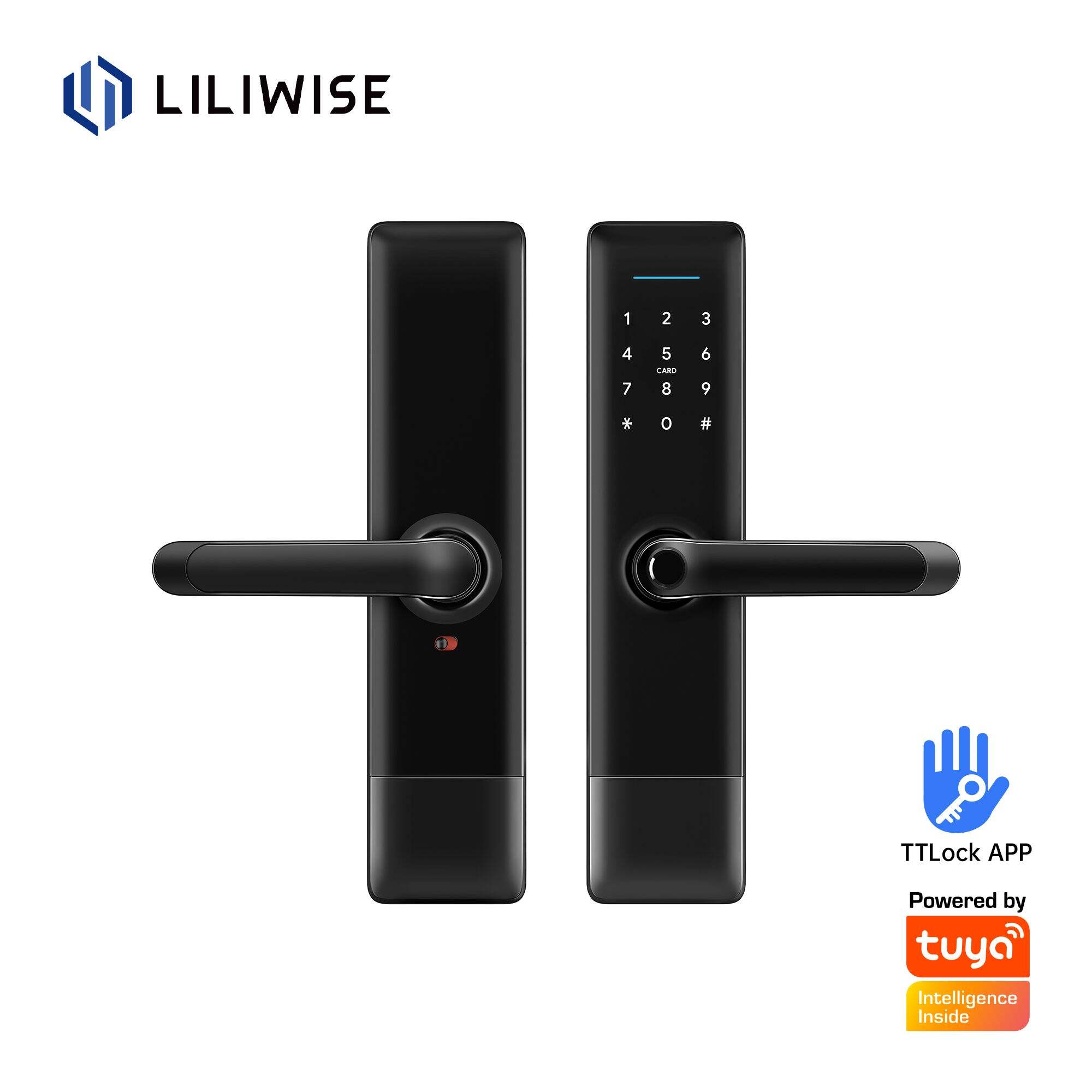 Smart Lock with Voice Control Fingerprint Wifi Auto Lock for Home Office_H2