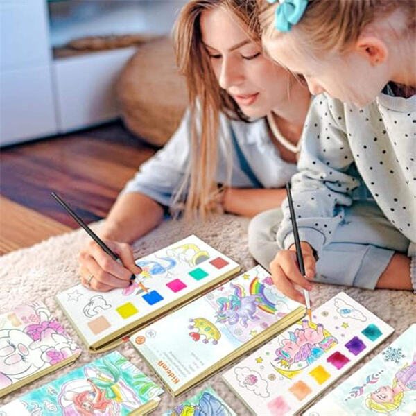 Perfect for artists of all ages, water paint books offer endless possibilities
