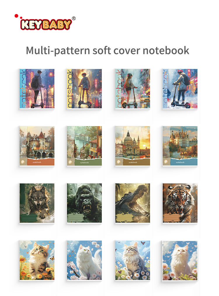product custom a3 size for bts cat animal copybook dairy journal notebook 100 pages 12 sheets softcover for students writing-1
