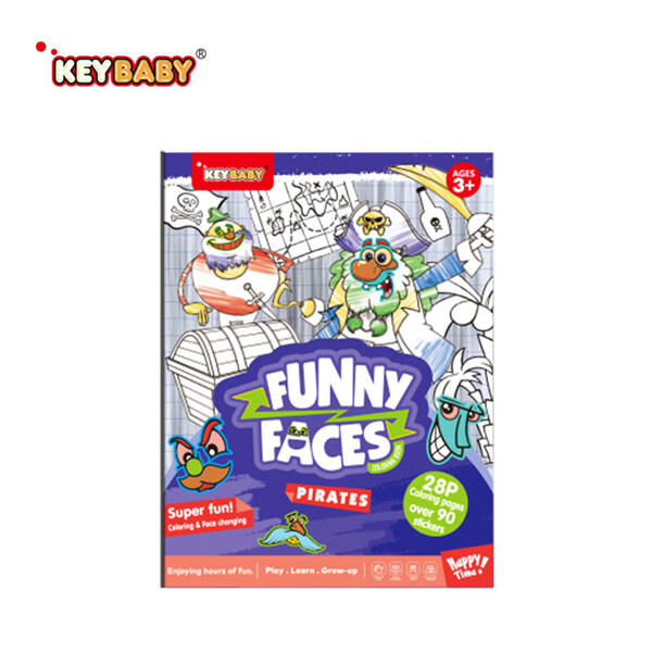 Libro de dibujo con pegatinas