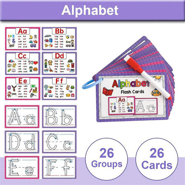 Engage your child with alphabet flash cards
