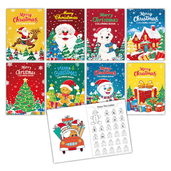 Celebrate the season with a Christmas coloring book filled with joy and cheer