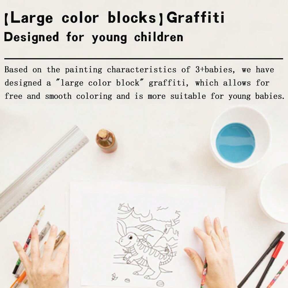 Customize KEYBABY High Quality Coloring Book Educational Toys Drawing Offset Printing Service with Custom Logo supplier