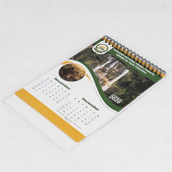 Add a touch of style to your workspace with a desk calendar